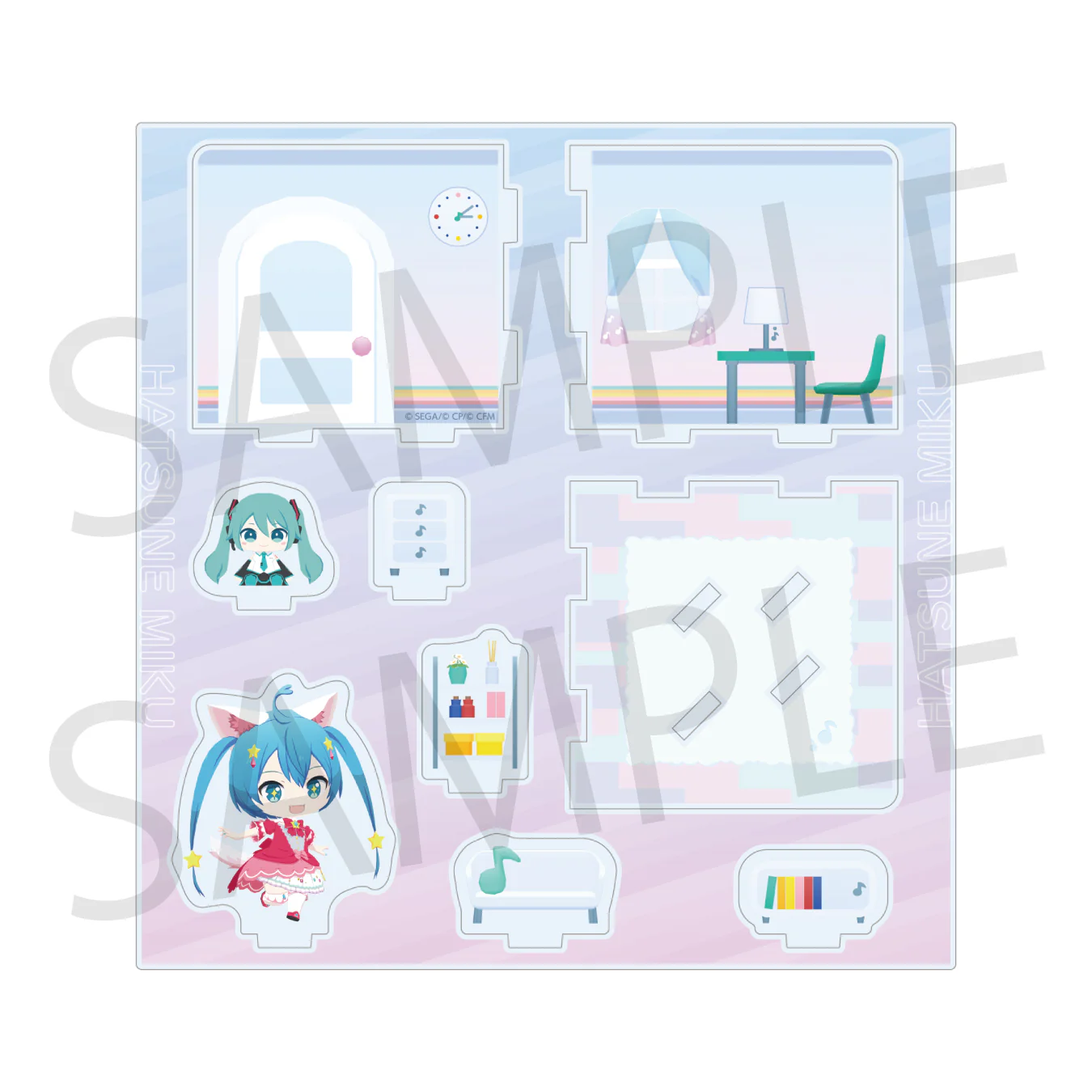 【予約商品】マイセカイ アクリルルームジオラマ はじまりのメロディルームシリーズ - Image 9